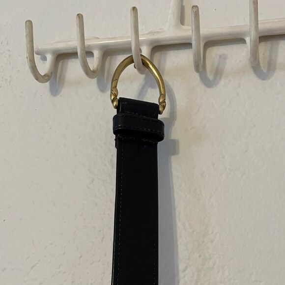 Vintage Black Coach Belt, Size Small main image 4
